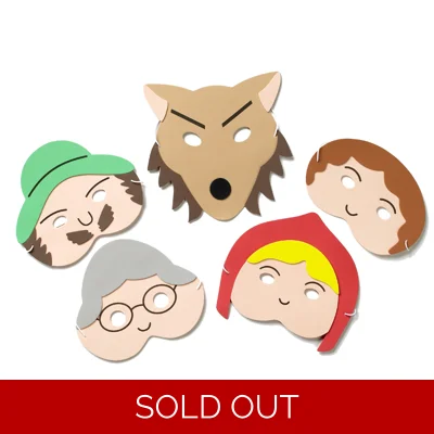 Red Riding Hood mask set